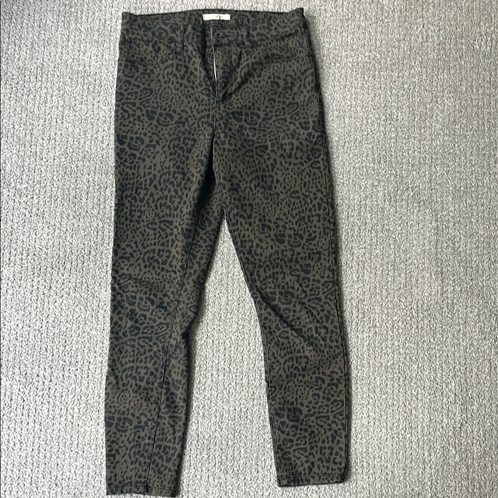 STS Blue Leopard Print Skinny Jeans